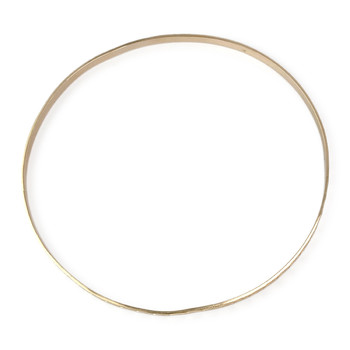 Bracelet jonc d'occasion or 750 jaune 66 mm