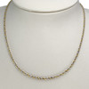 Collier d'occasion 2 ors 375 maille corde 40 cm - vue V2