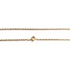 Collier d'occasion 2 ors 375 maille corde 40 cm - vue V3