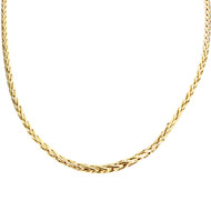 Collier d'occasion or 750 jaune maille palmier 42 cm