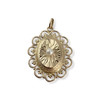 Pendentif d'occasion or 750 jaune perle de culture - vue V1