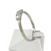 Bague d'occasion or 375 blanc zirconias - vue V2