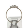Bague d'occasion or 375 blanc zirconias - vue V3
