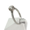Solitaire d'occasion platine 950 diamant - vue V2