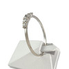 Bague d'occasion or 375 blanc zirconias - vue V2