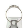 Bague d'occasion or 375 blanc zirconias - vue V3