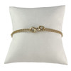 Bracelet d'occasion or 375 jaune maille jaseron 19 cm - vue V1