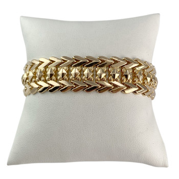 Bracelet d'occasion or 750 jaune 20 cm