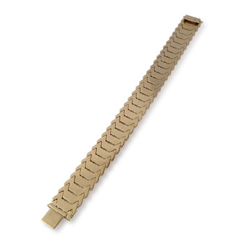 Bracelet d'occasion or 750 jaune 20 cm