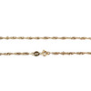 Collier d'occasion or 375 jaune maille torsadée 46 cm - vue V3