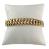 Bracelet d'occasion or 750 jaune maille américaine 19 cm - vue V1