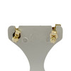 Boucles d'oreilles d'occasion or 750 jaune améthystes péridots - vue V3