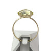 Bague d'occasion or 750 jaune quartz vert - vue V3