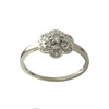 Bague d'occasion or 375 blanc zirconias - vue V1