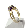 Bague d'occasion or 750 jaune améthyste - vue V2