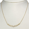 Collier d'occasion or 750 jaune diamant 40.5 cm - vue V2