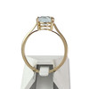 Bague d'occasion or 750 jaune aigue marine - vue V3