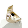 Bague d'occasion or 585 jaune filigrane - vue V2