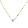 Collier d'occasion or 750 jaune diamant 37 cm - vue V1