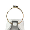 Bague d'occasion or 750 jaune saphir - vue V3