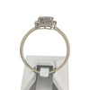 Bague d'occasion or 375 blanc diamants - vue V3