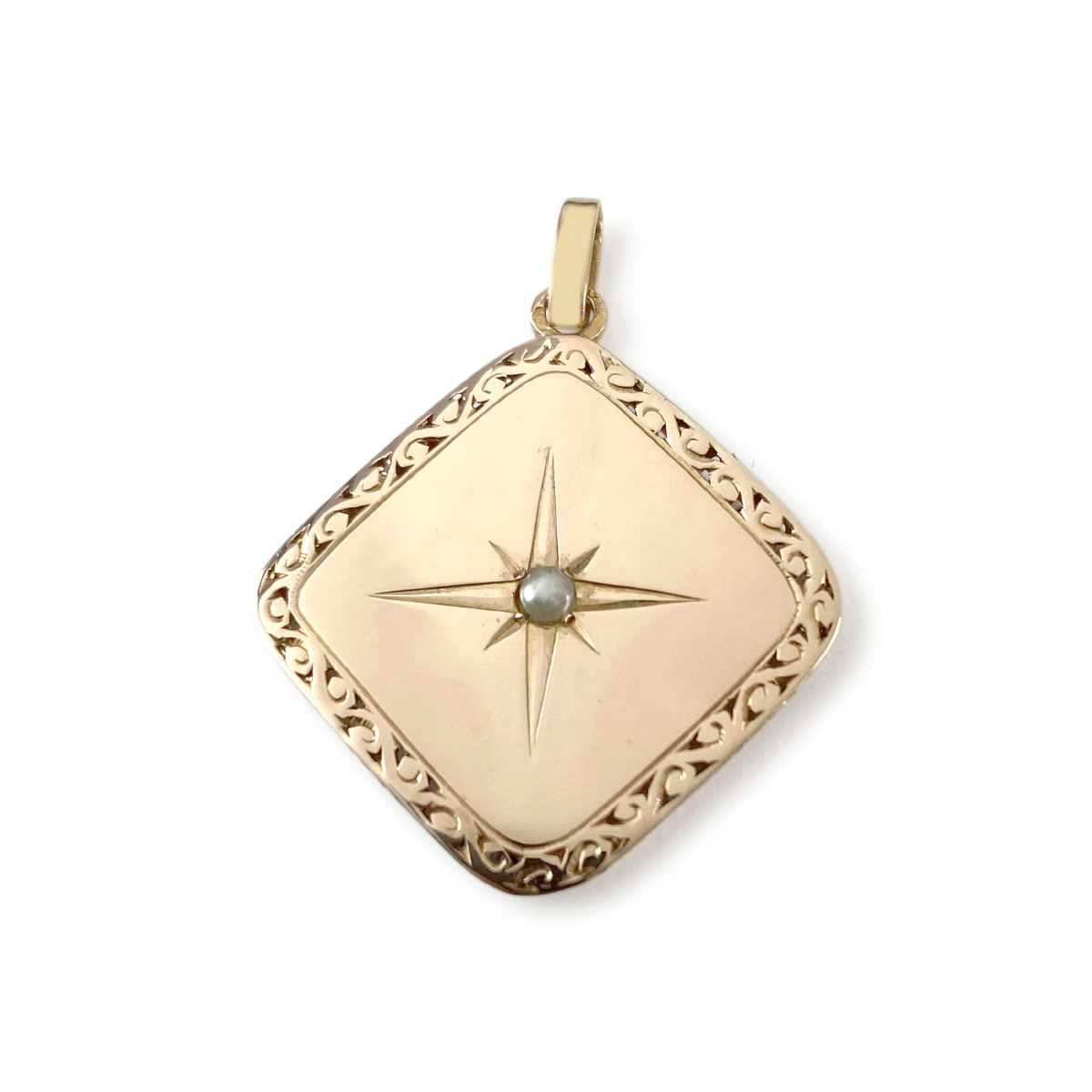 Pendentif d'occasion or 750 jaune perle - vue 2