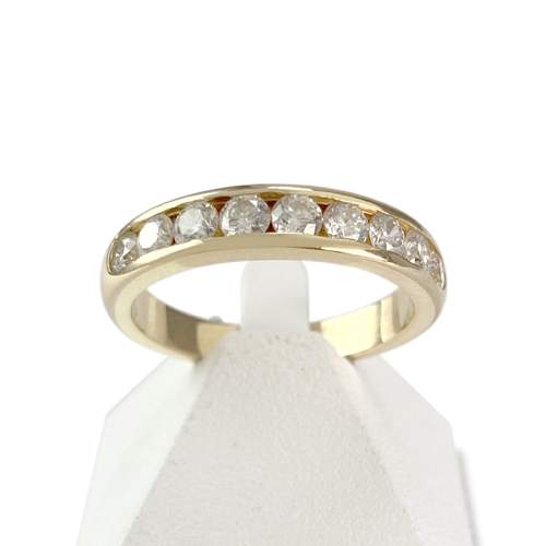 Bague d'occasion or 750 jaune diamants