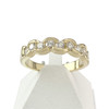 Bague d'occasion or 750 jaune diamants - vue V1