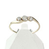 Bague d'occasion or 375 jaune diamants - vue V1