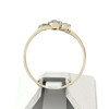Bague d'occasion or 375 jaune diamants - vue V3