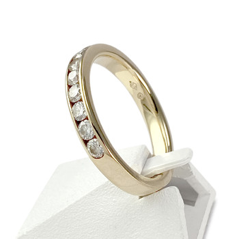 Bague d'occasion or 750 jaune diamants