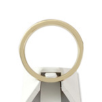 Bague d'occasion or 750 jaune diamants - vue 3