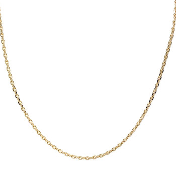 Chaine d'occasion or 750 jaune maille forçat 56 cm
