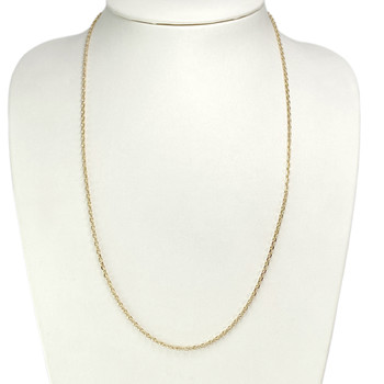 Chaine d'occasion or 750 jaune maille forçat 56 cm