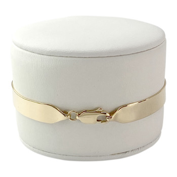 Tweedehands 2 goud 750 18,5 cm kralenarmband