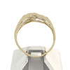 Bague d'occasion or 375 2 tons diamants - vue V3