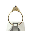Second-hand gold 750 yellow diamond sapphire ring - vue V3