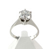 Solitaire d'occasion or 750 blanc 1.30 carat - vue V1