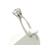 Solitaire d'occasion white 750 gold 1.30 carat - view 2