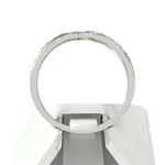 Bague d'occasion or 375 blanc diamants - vue 3