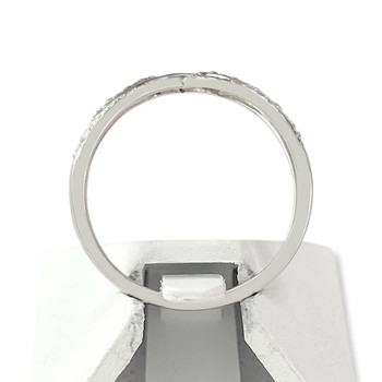 Bague d'occasion or 375 blanc diamants