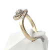 Bague d'occasion 2 ors 750 diamants - vue V2