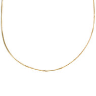 Chaîne d'occasion or 750 jaune maille gourmette 42 cm