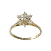 Bague d'occasion or 750 jaune zirconias - vue V1