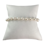 Bracelet d'occasion or 750 jaune perles de culture 19 cm