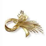 Tweedehands broche in 750 geel goud - bekijk 3