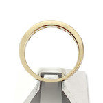 Bague d'occasion or 750 jaune diamants - vue 3