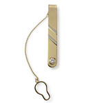 Broche d'occasion or 750 2 tons diamant - vue 1