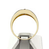 Bague d'occasion or 750 jaune saphirs - vue V3