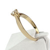 Solitaire d'occasion or 750 jaune diamant - vue V2